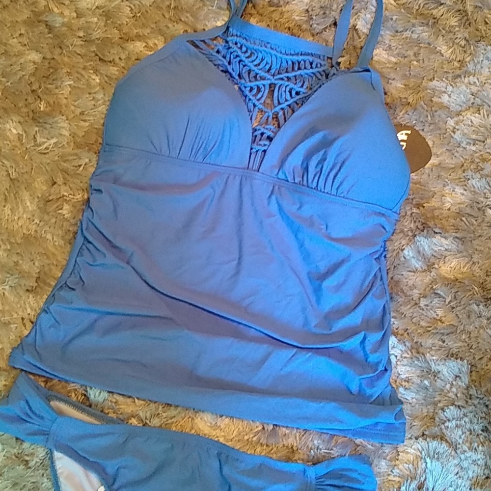 NWT Two Piece Periwinkle Bathing Suit